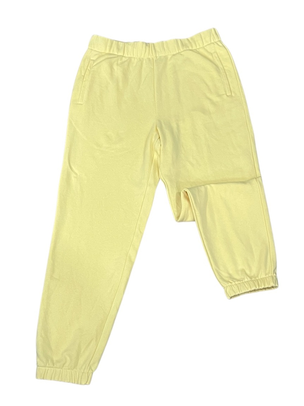 GAP cozy fleece joggers yellow (pineapple slice) Medium